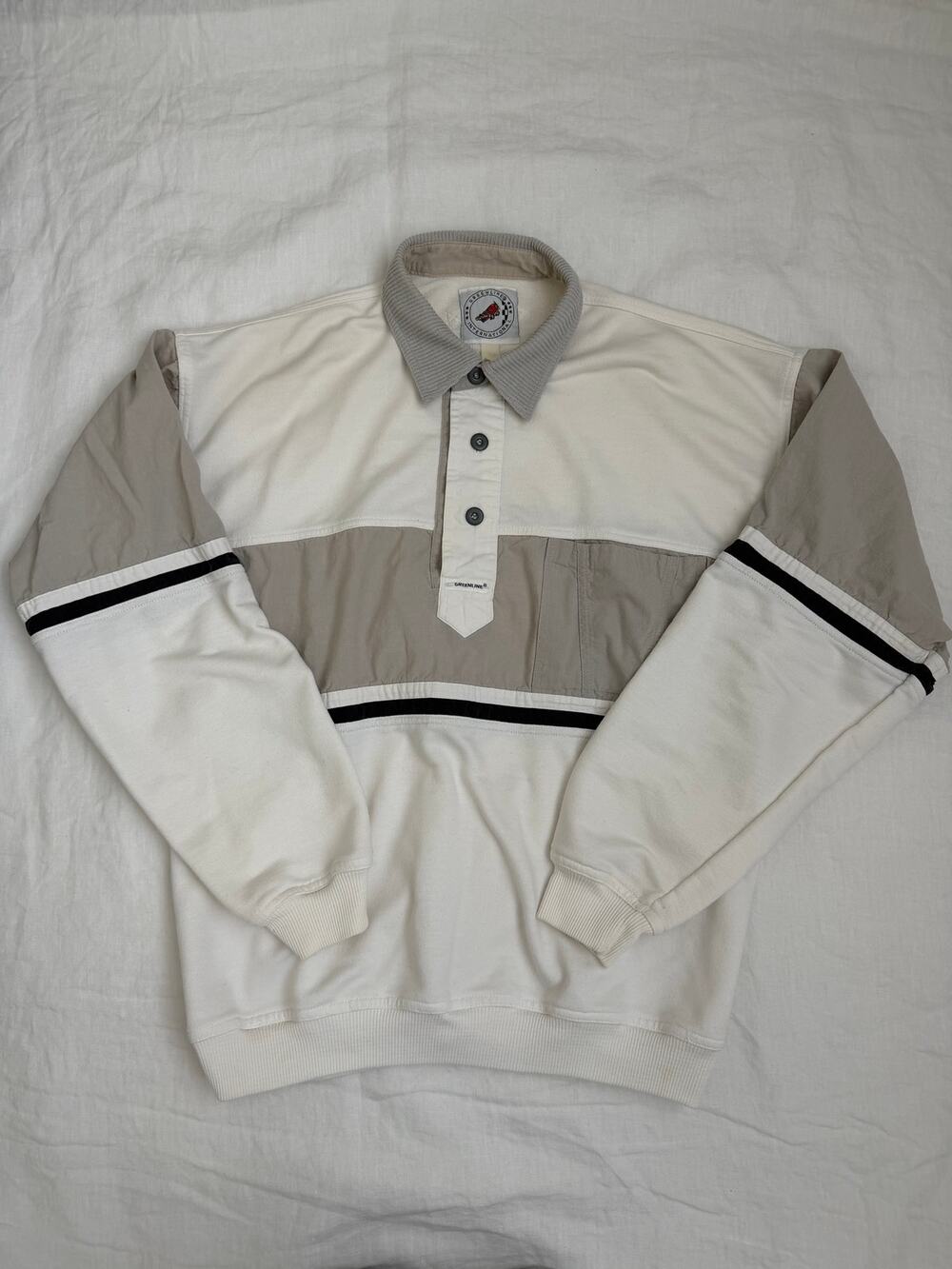Vintage Greenline International Rugby Polo Sweatshirt
